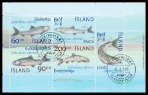 Island AFA 0997-1001 Miniark Stemplet