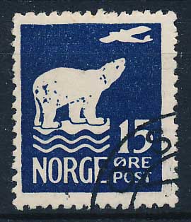 Norge AFA 111 Stemplet