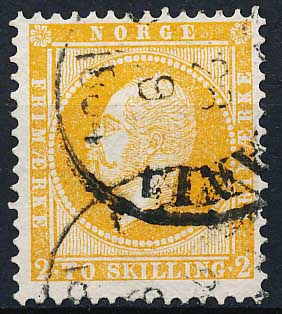 Norge AFA 02 Stemplet