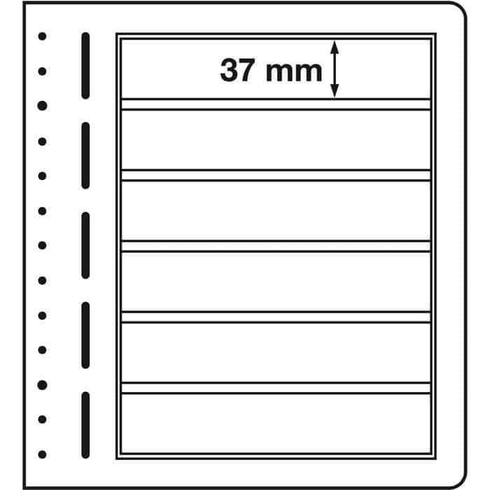 LB 6 - Leuchtturm Blankoblad med lommer