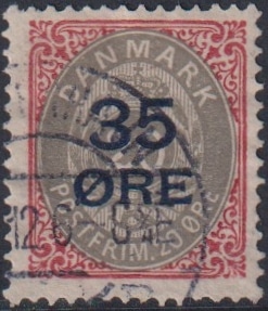 Danmark AFA 61 Stemplet