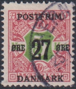 Danmark AFA 96 Stemplet