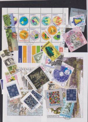 Slovakiet Årssæt 2020 stemplet