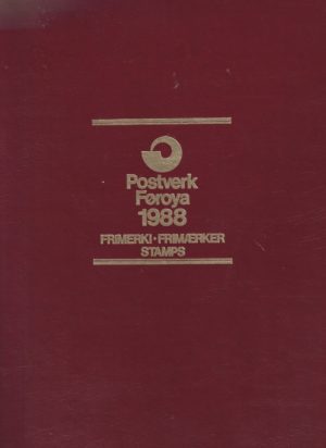 Færøerne Årbog 1988 inkl. sorttryk Nr.2