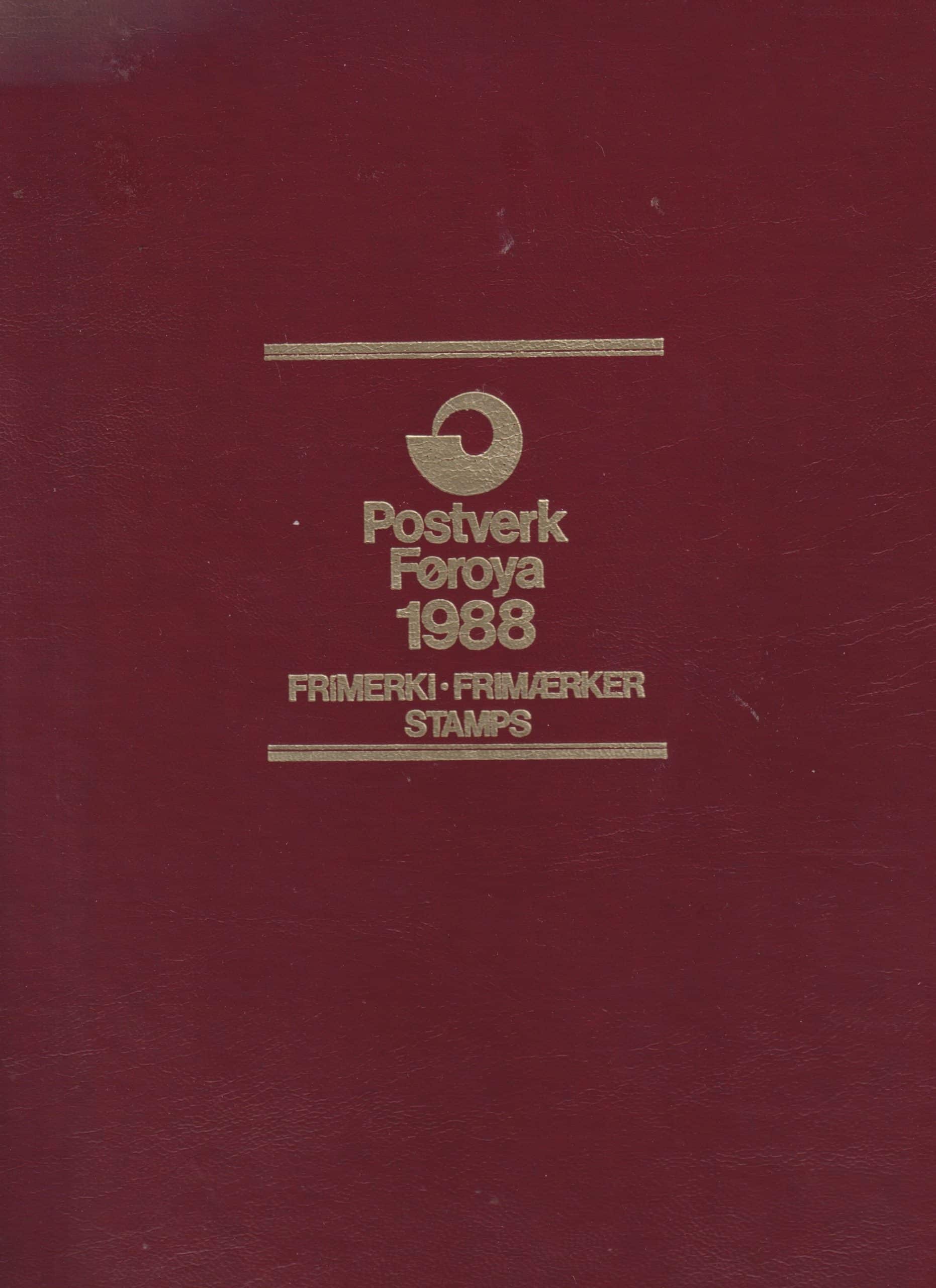 Færøerne Årbog 1988 inkl. sorttryk Nr.2