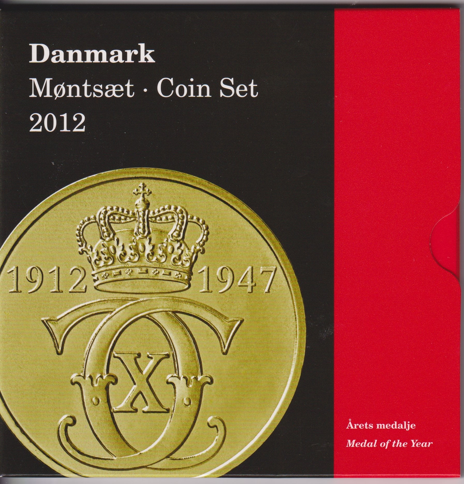 Danmark møntsæt 2012