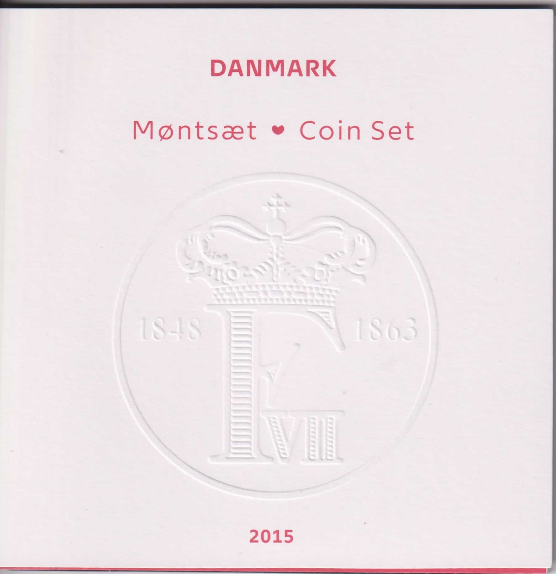 Danmark møntsæt 2015