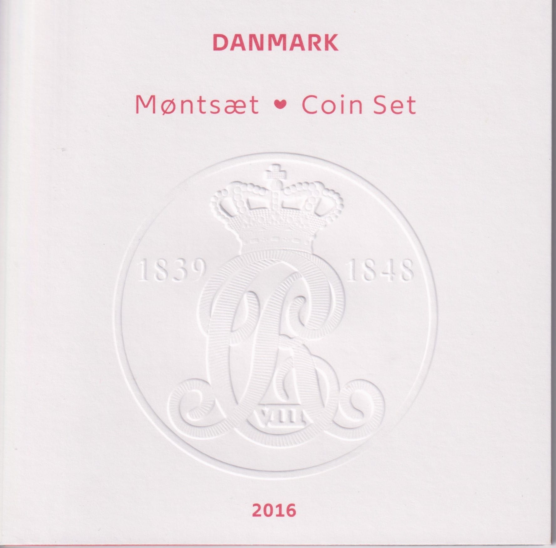 Danmark møntsæt 2016