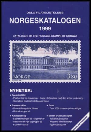 Norgeskatalogen 1999 - Oslo Filatelistklub - ANTIKVARISK