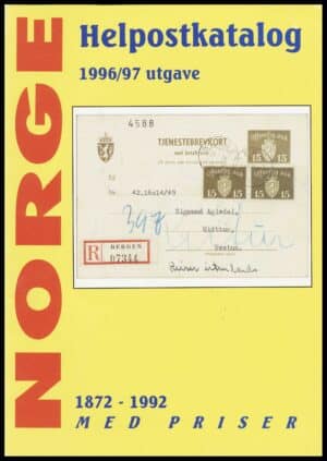 Helpostkatalog 1872-1992- 1996/1997 - ANTIKVARISK