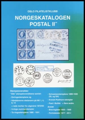 Norgeskatalogen Postal II  - 2014- Oslo Filatelistklubb - ANTIKVARISK