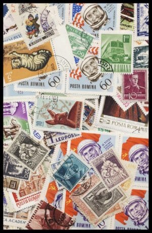 Rumænien frimærker afvaskede ca. 200 g