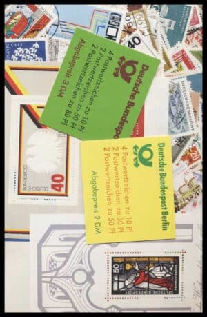 Tyskland BRD frimærker afvaskede ca. 200 g