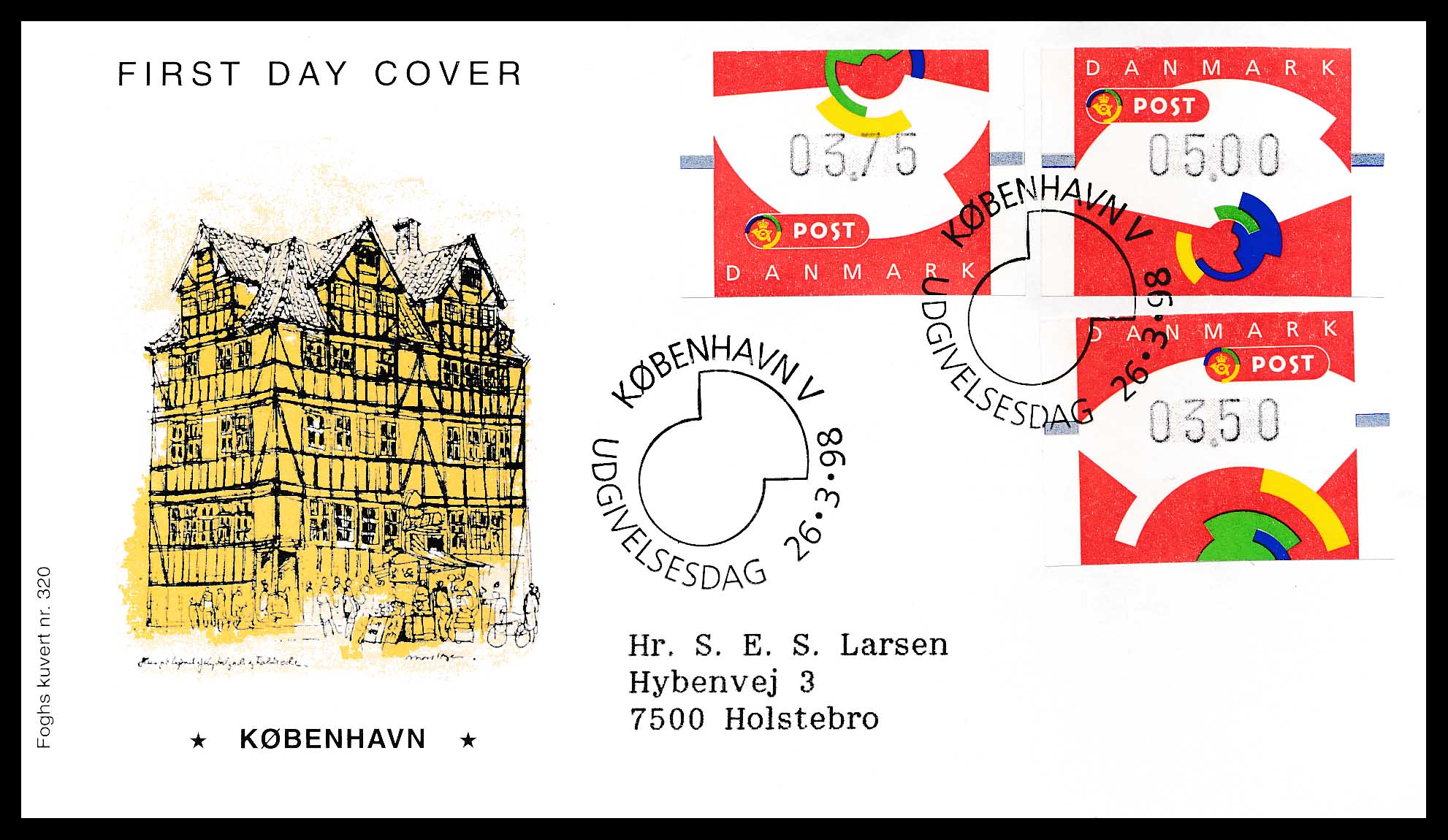 Danmark FDC AFA C1-3