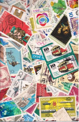 Tyskland DDR frimærker afvaskede ca. 200 g