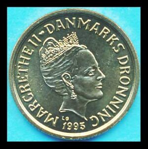 Danmark Margrethe II 1995 Erindringsmønt Bryllup Kvalitet O