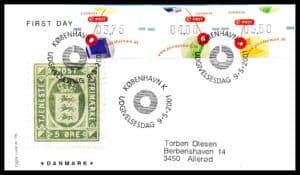 Danmark FDC AFA F1-3