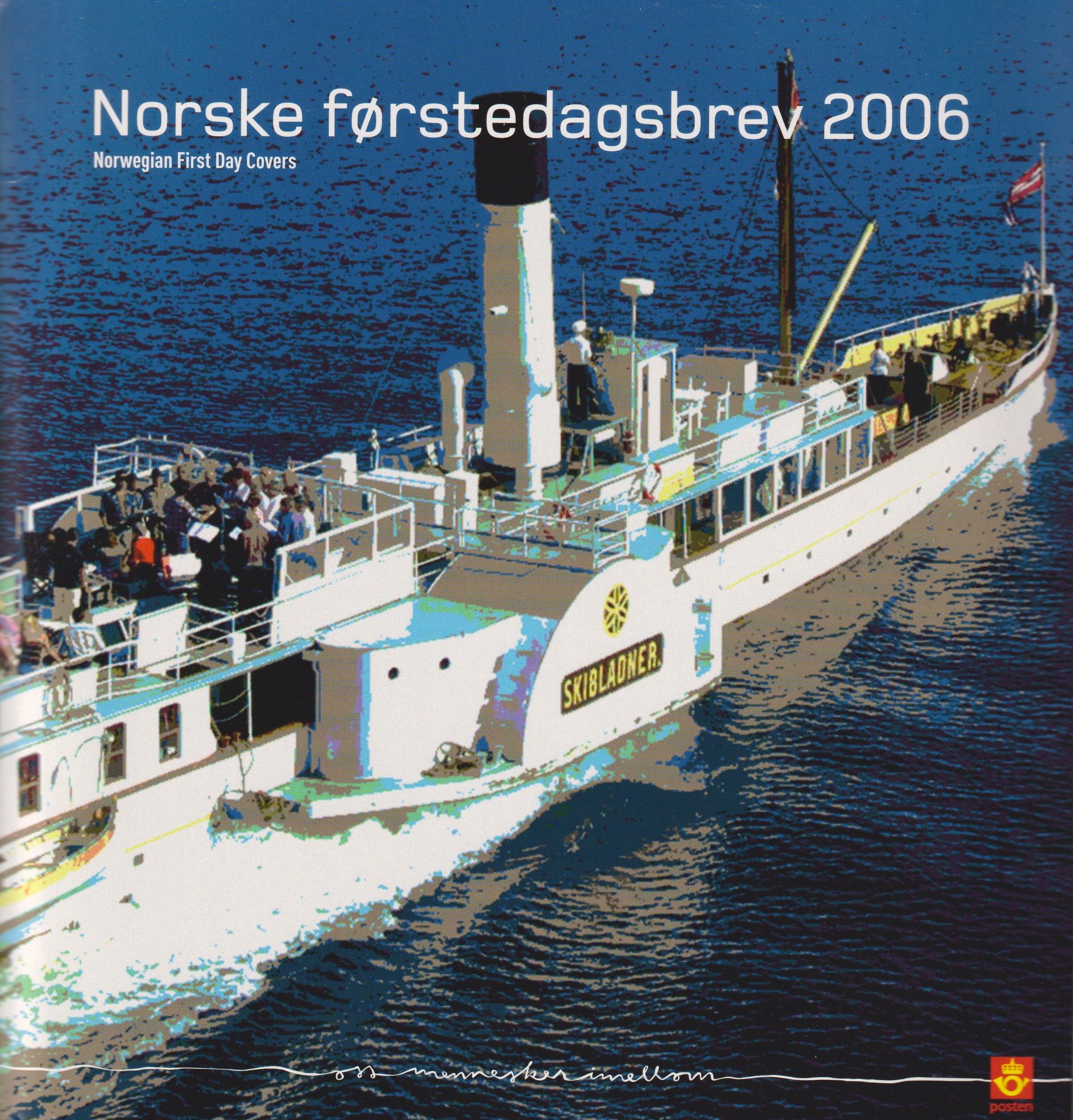 FDC - mappe med alle årets FDC udgivelser - 2006 - Norge