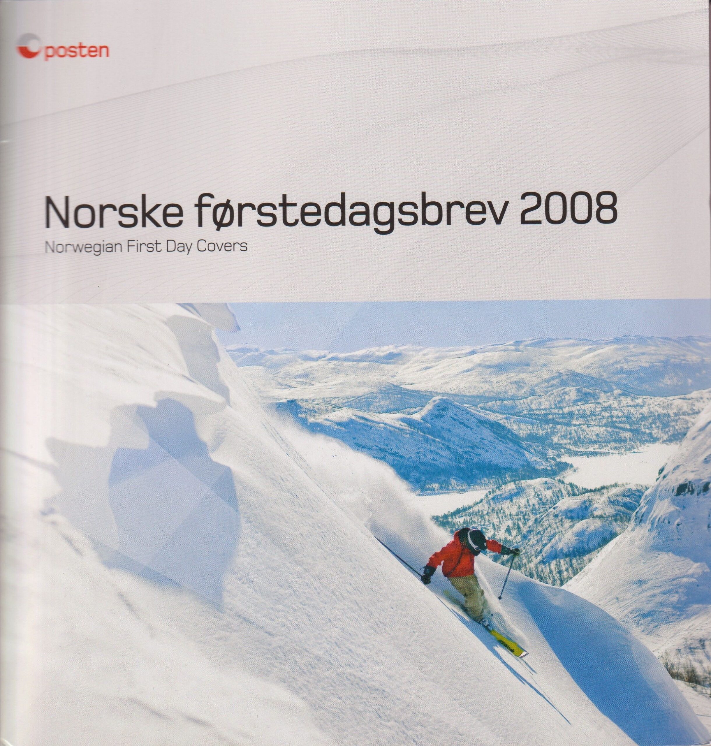 FDC - mappe med alle årets FDC udgivelser - 2008 - Norge