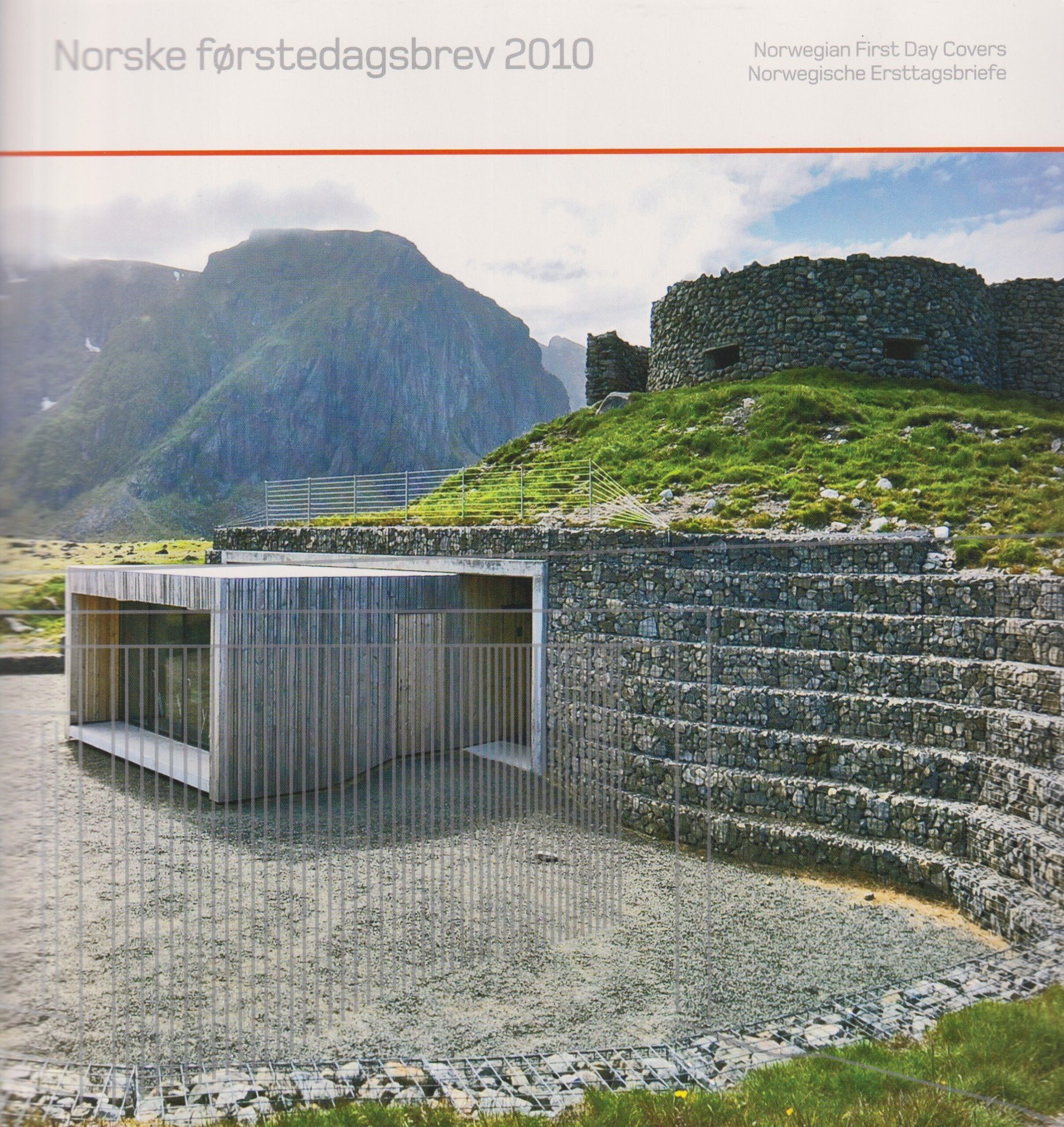 FDC - mappe med alle årets FDC udgivelser - 2010 - Norge