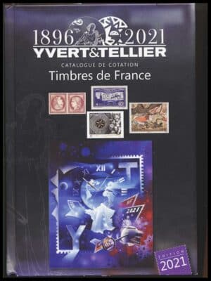 Franske frimærker 1896-2021 med vurderingspriser - Yvert & Tellier - ANTIKVARISK