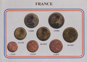 Euro Årgangssæt Frankrig 1999-2001
