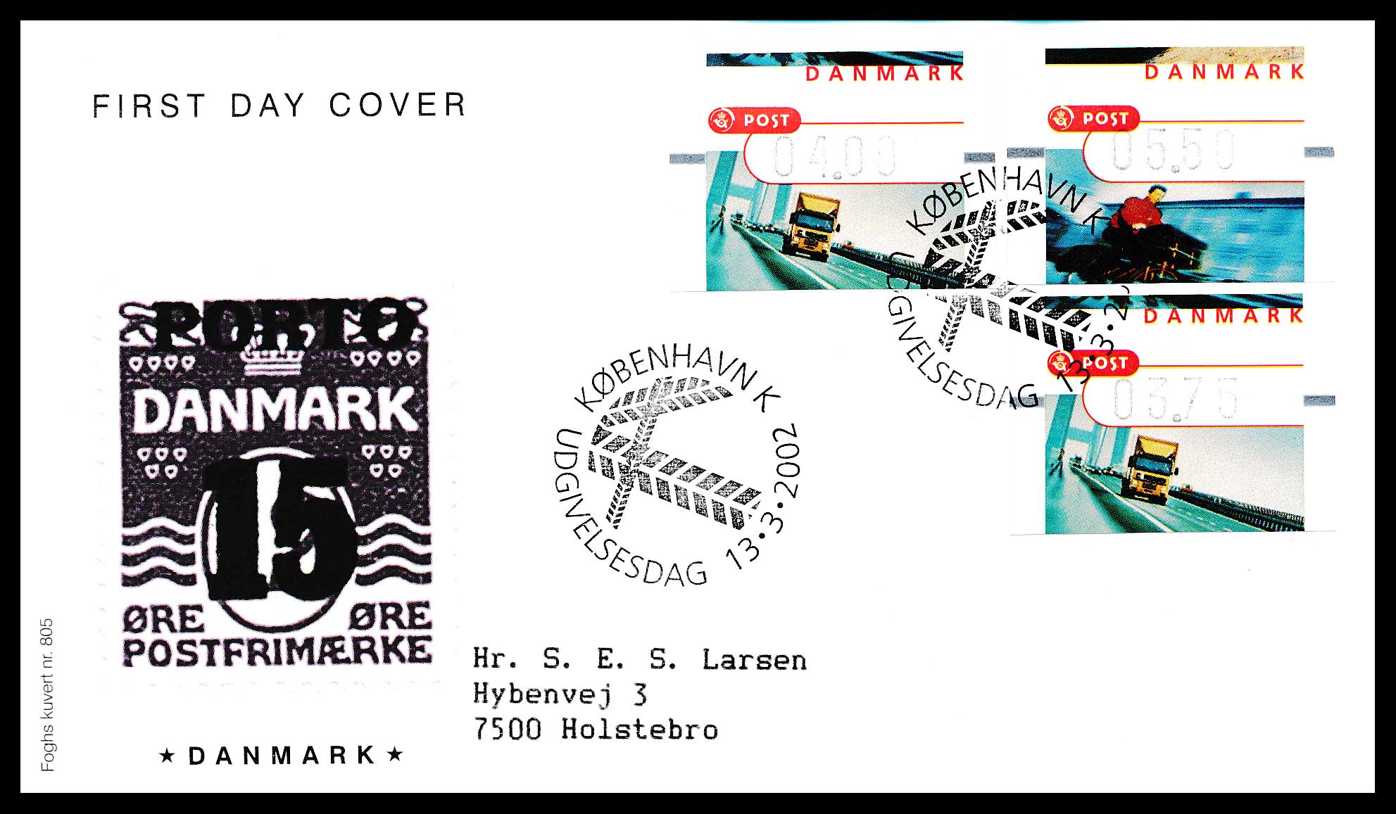 Danmark FDC AFA G1-3