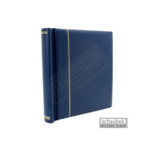 Klembind blå kunstlæder - Schaubek