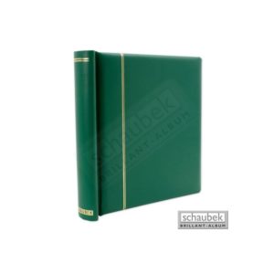 Klembind grøn kunstlæder - Schaubek