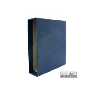Kassette blå kunstlæder skruebind - Schaubek