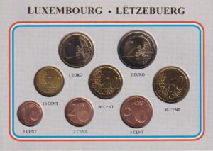 Euro Årgangssæt Luxembourg 2002