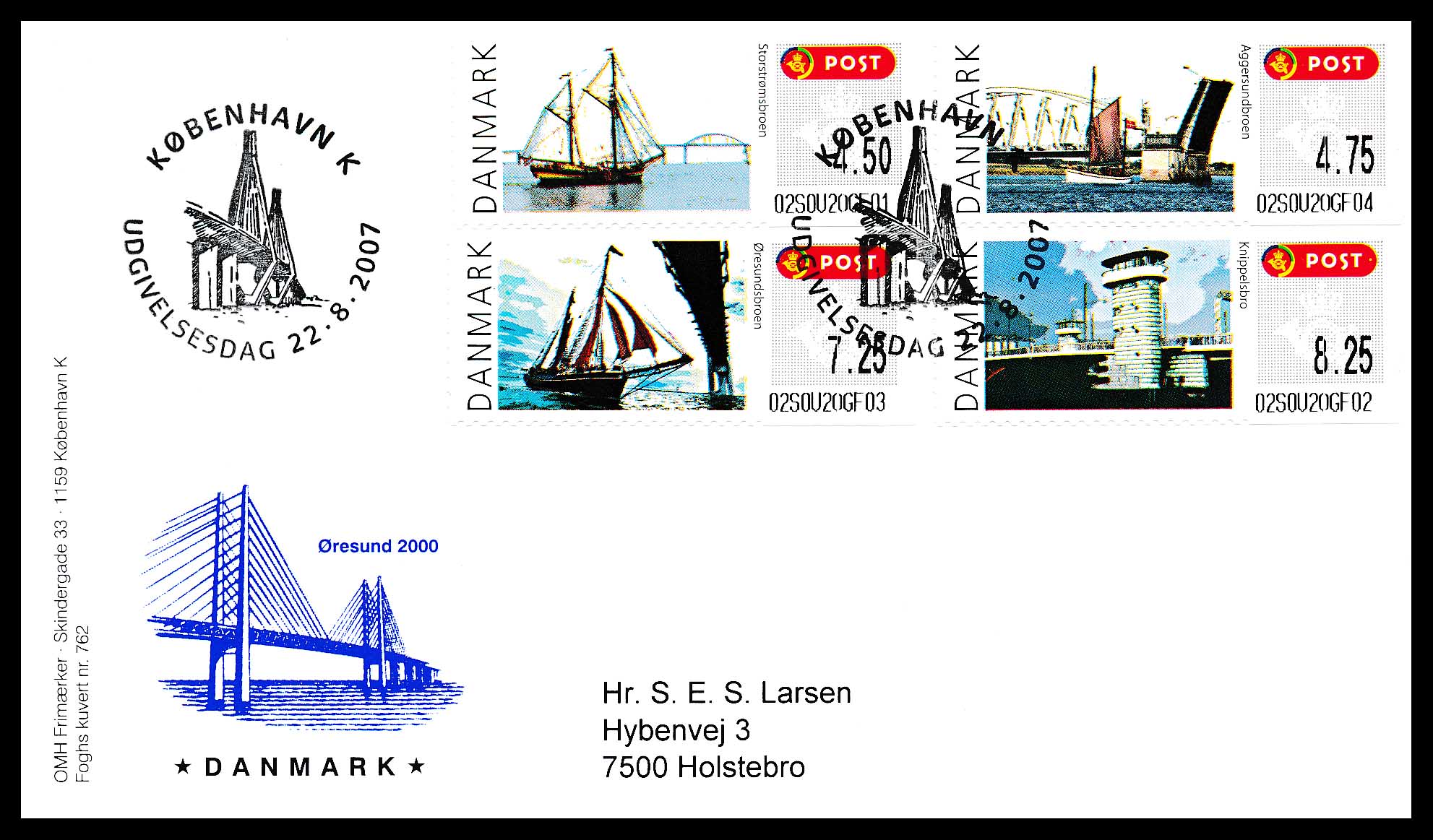 Danmark FDC AFA N1-4