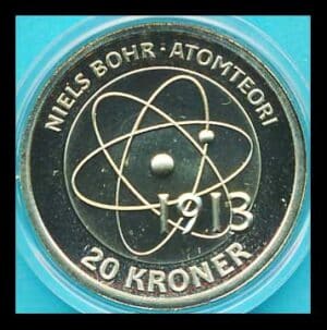 Danmark Margrethe II 2013 Niels Bohr Proof