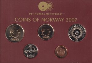 Norge møntsæt 2007