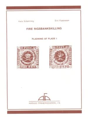 Fire Rigsbankskilling - PLadning af plade 1-4 - ANTIKVARISK