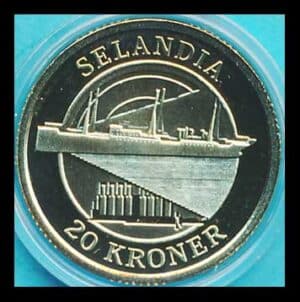 Danmark Margrethe II 2008 Selandia Proof
