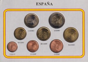 Euro Årgangssæt Spanien 1999-2002