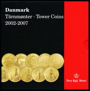 Danmark Tårnmønter 2002-2007 Komp